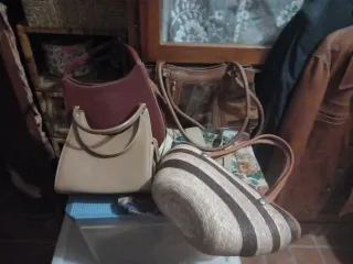 Bolsos varios marrones