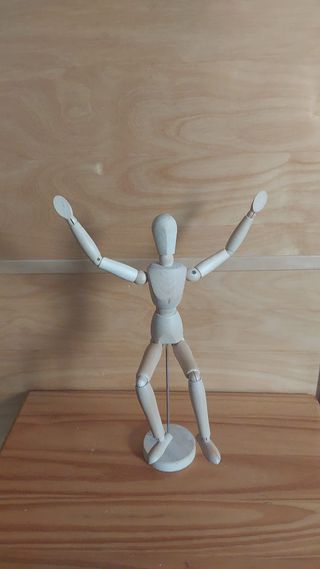 Maniquí de madera para artistas