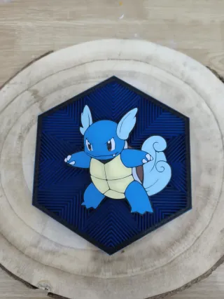Moldura Wartortle Pokémon