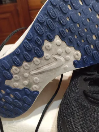 Zapatillas Nike Running Negras Naranja