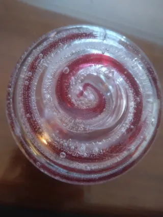 Cenicero Vintage Murano Años 60 Burbujas Artesanal