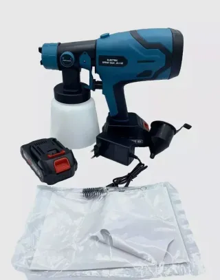Pistola Spruzzo Elettrica Verniciatore 2 Batterie