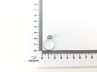 anillo oro 18k con piedra con diamante