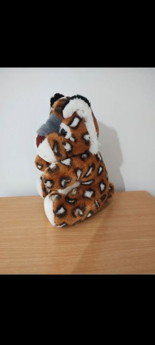 Peluche Tigre Naranja y Blanco