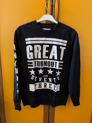 Felpa Nera 100% Cotone