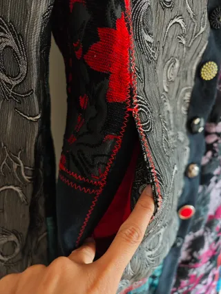 Cappotto donna patchwork