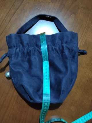 Borsa a sacchetto donna blu/viola