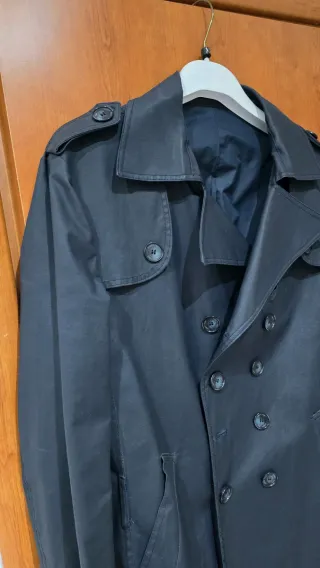 Trench uomo nero