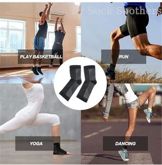 6 paia Calze sostegno caviglie S/M