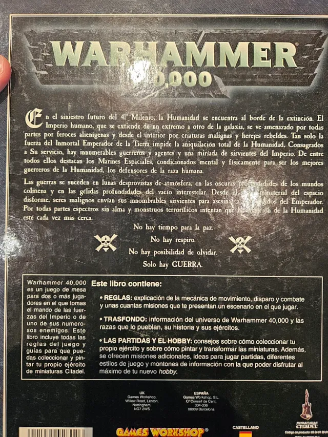 Libro delle Regole Warhammer 40,000 6ª Edizione