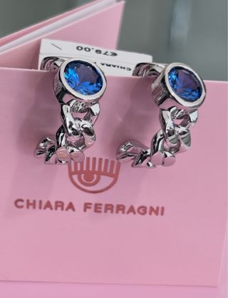 Orecchini Chiara Ferragni con Zircone Blu
