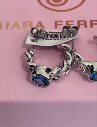 Orecchini Chiara Ferragni con Zircone Blu