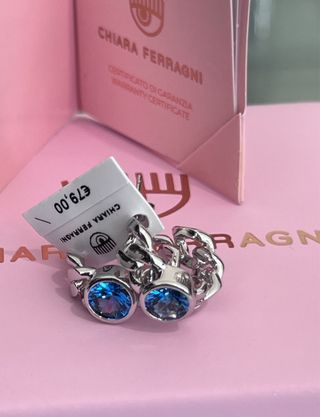 Orecchini Chiara Ferragni con Zircone Blu