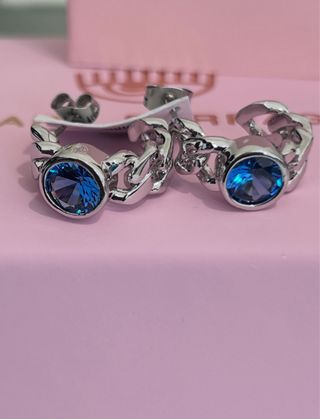 Orecchini Chiara Ferragni con Zircone Blu