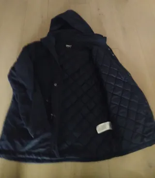 Chaqueta abrigo Only azul chica