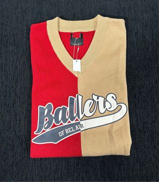 Chaleco Pull&Bear Rojo/Beige Talla L