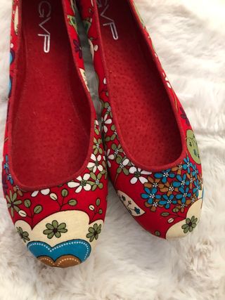 Zapatos bailarina GVP multicolor