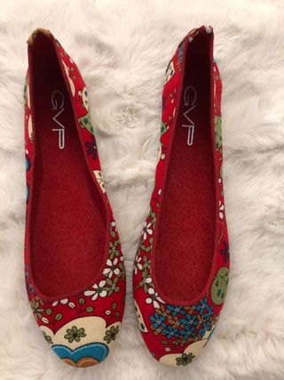 Zapatos bailarina GVP multicolor