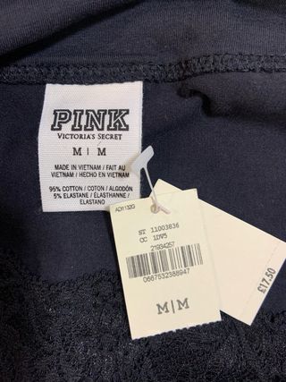 【Victoria's Secret】Falda negra con encaje Talla M