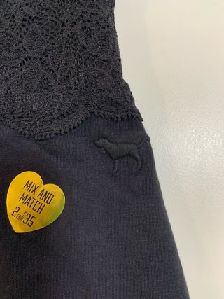 【Victoria's Secret】Falda negra con encaje Talla M