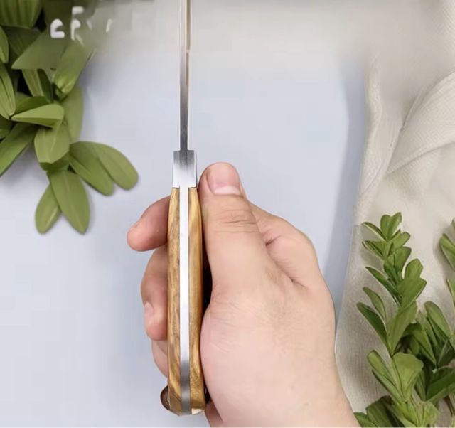 Coltello artigianale per bushcraft, caccia, camping ed EDC, nuovo