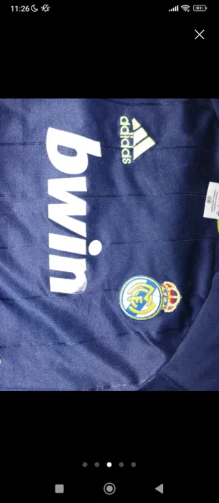 Conjunto Adidas Real Madrid Azul y Verde