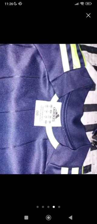 Conjunto Adidas Real Madrid Azul y Verde