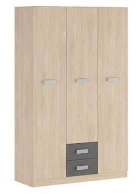 Armario 3 puertas 2 cajones Donald