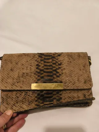 Bolso de fiesta piel serpiente