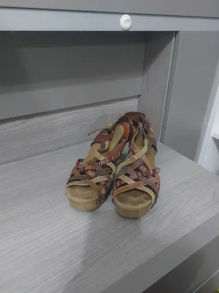 Sandalias tacón un solo uso talla 39