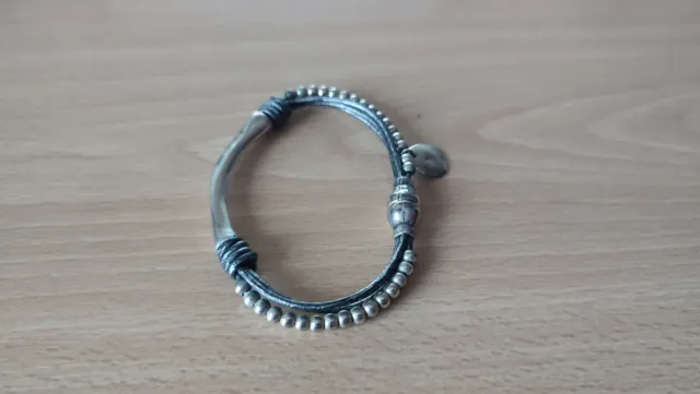 Pulsera de Zamak en Gris Metalizado