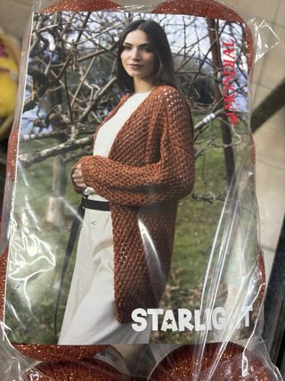 10 Gomitoli Viscosa/Lurex Rame