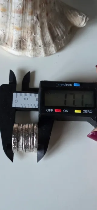 Anillo plata de ley tubería años 90