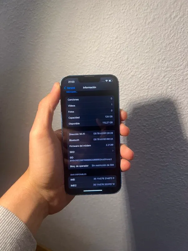 iPhone 13 128 GB Blu