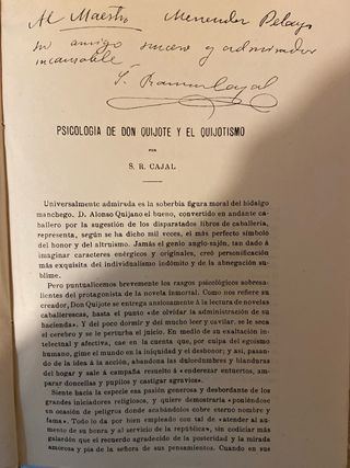 Libro Gregorio Marañón: Cajal