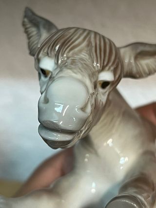 Figura Lladró Burro Porcelana