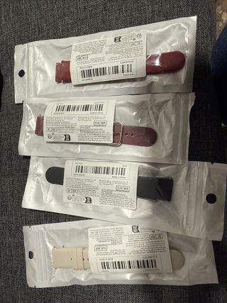 Correas de reloj (negro, rojo)