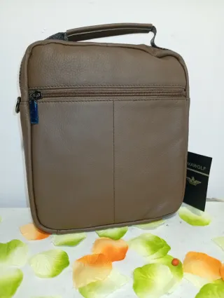 Bolso bandolera piel Genuine Leather