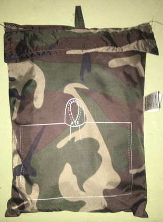 Poncho impermeable camuflaje talla única
