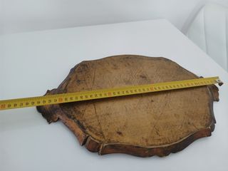 Antico Vassoio in Legno Fiorentino Vintage Color O