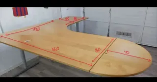 Mesa de despacho/ escritorio de madera. Ikea