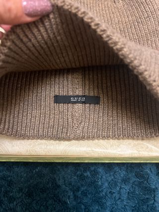 Gorro Gucci Lana Rayas Verde y Rojo