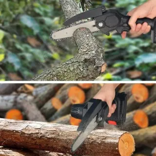 Motosega Elettrica 6 48V con 2 Batterie