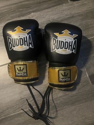 Guantes de Boxeo Buddha + vendas leone