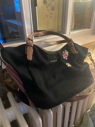 Bolso Desigual Negro Multicolor