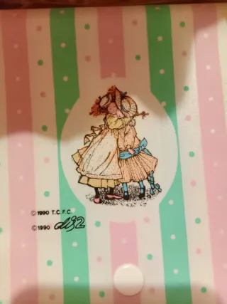 Custodia Holly Hobbie 1990 con tovaglietta