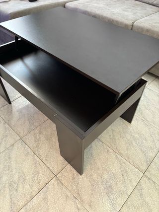 Mesa de centro elevable madera