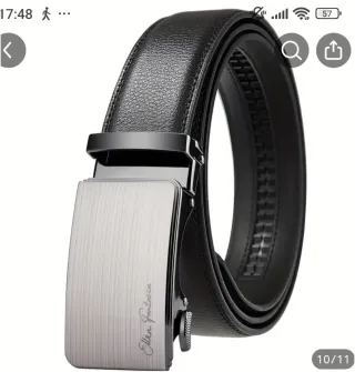 Cinturón de hombre hebilla automática