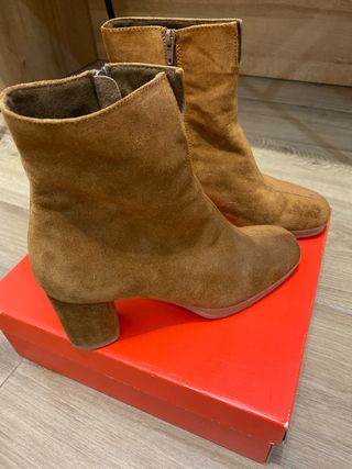 Botines serraje mujer talla 38