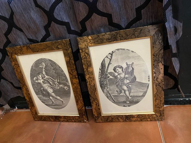 2 Láminas Antiguas Angelitos